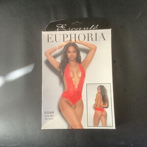 Euphoria Éscante one size fits most lingerie boxed pearl teddy brand new box sli